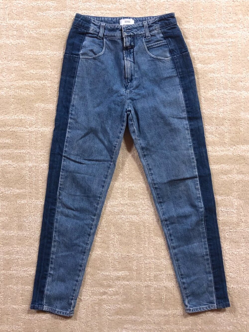 CLOSED Italian Denim Broken Stitches Jeans Women's 27 Skinny